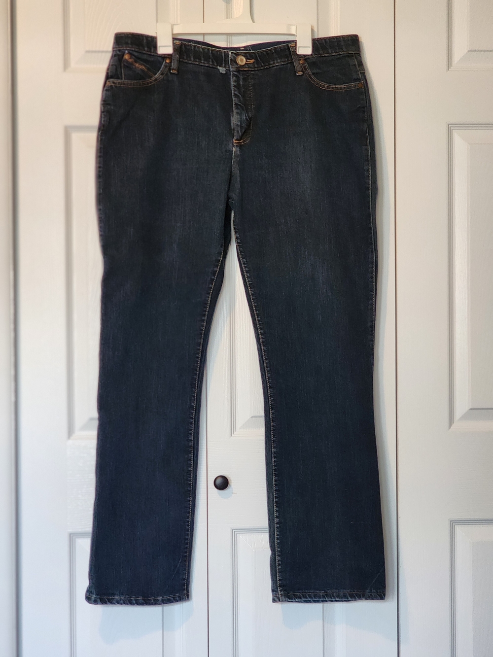 Vintage WRANGLER Q Baby bootcut jeans Plus Size 17/18 34 - Picture 5 of 16